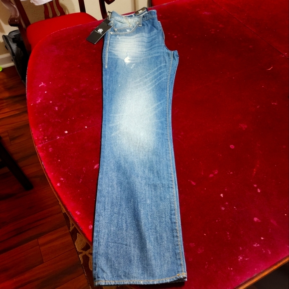 Rock And Republic  Men's Jeans 31x32 Straight Leg Casual Distressed - Picture 5 of 16